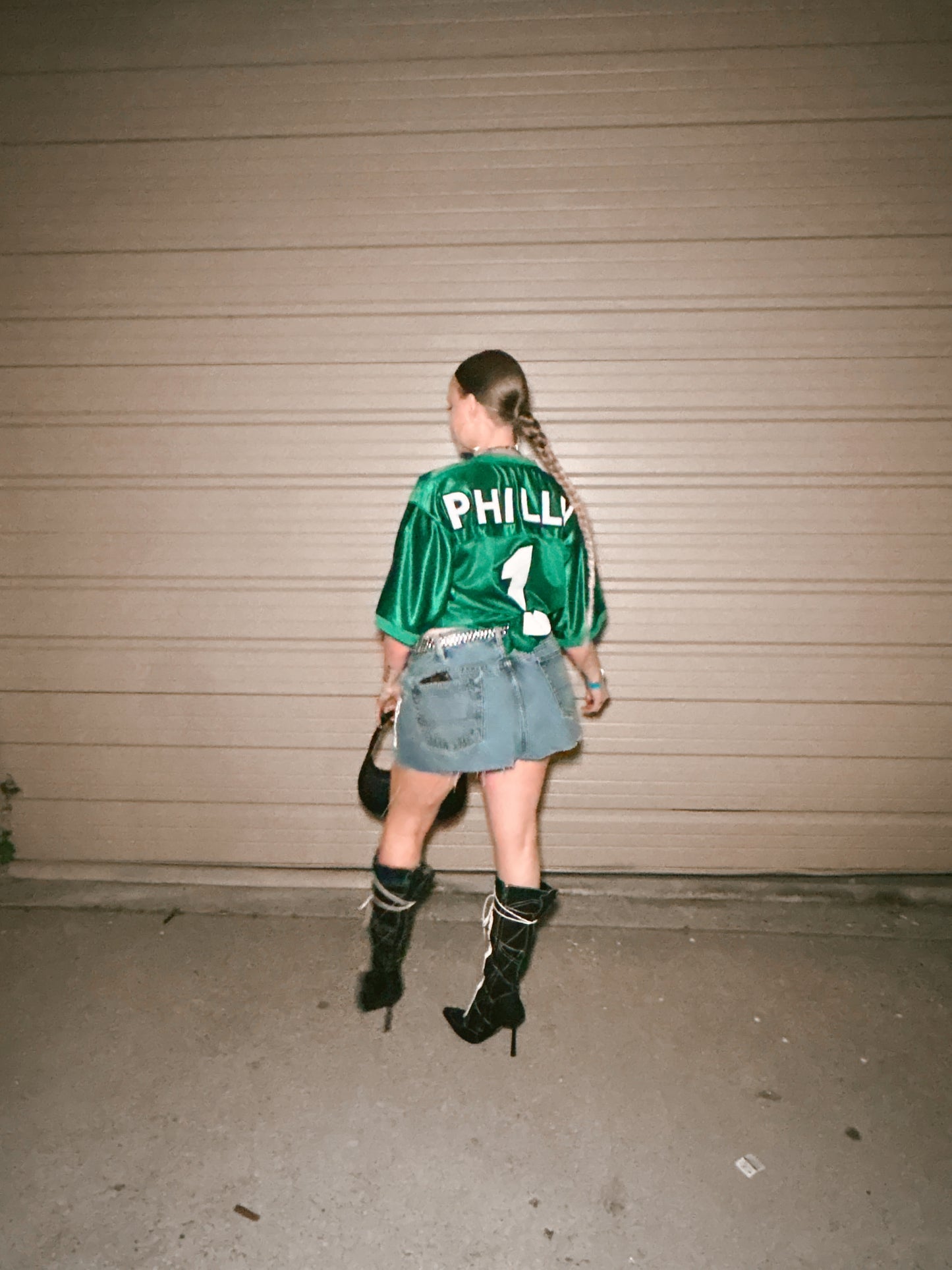 Hand Painted Eagles 1 Jersey