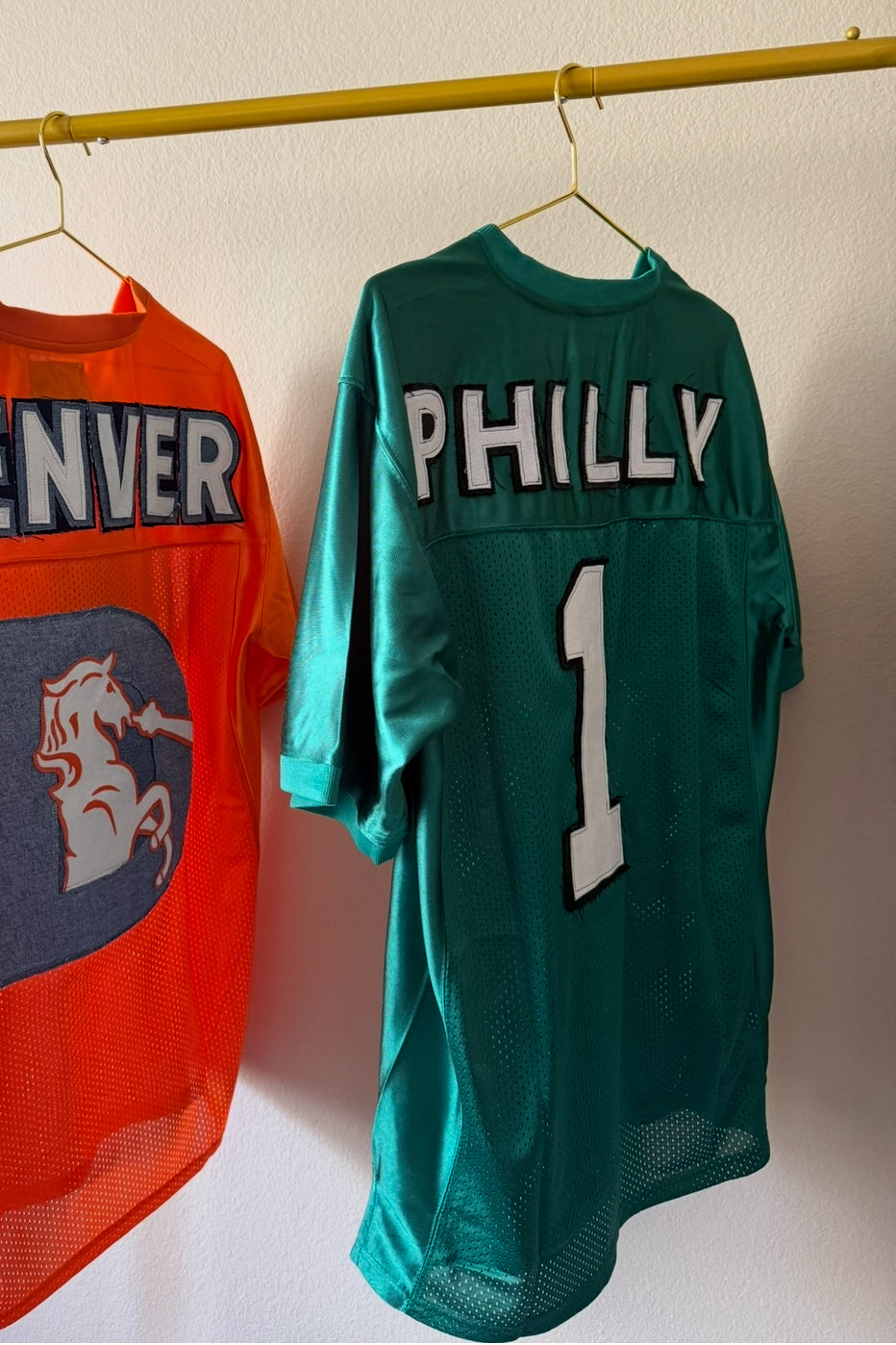 Hand Painted Eagles 1 Jersey