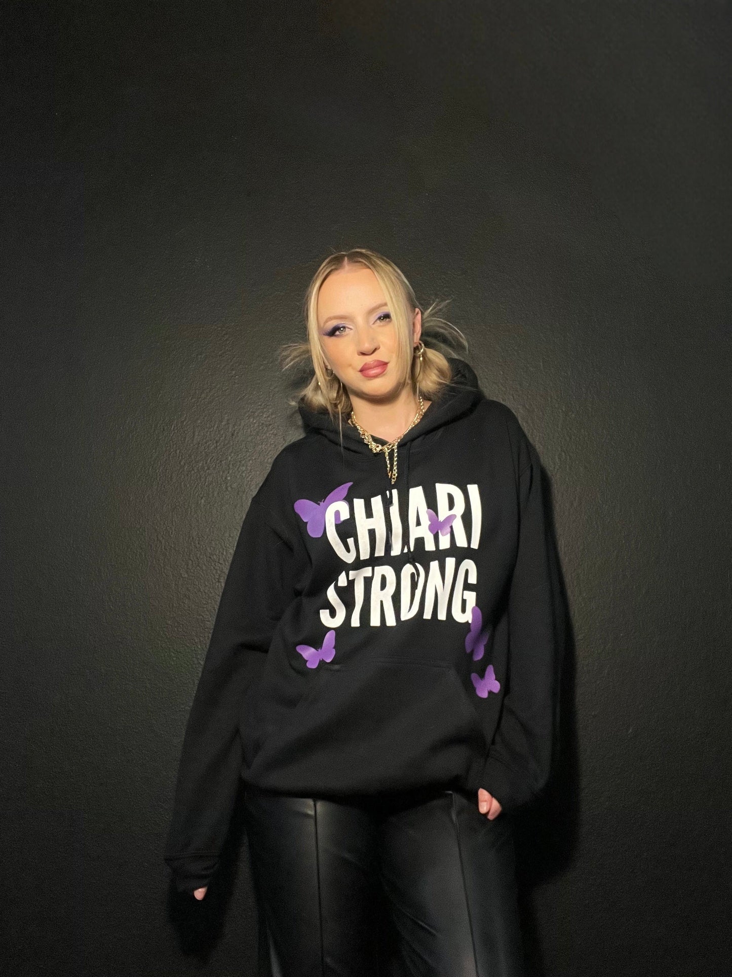 Chiari Strong Butterfly Unisex Hoodie