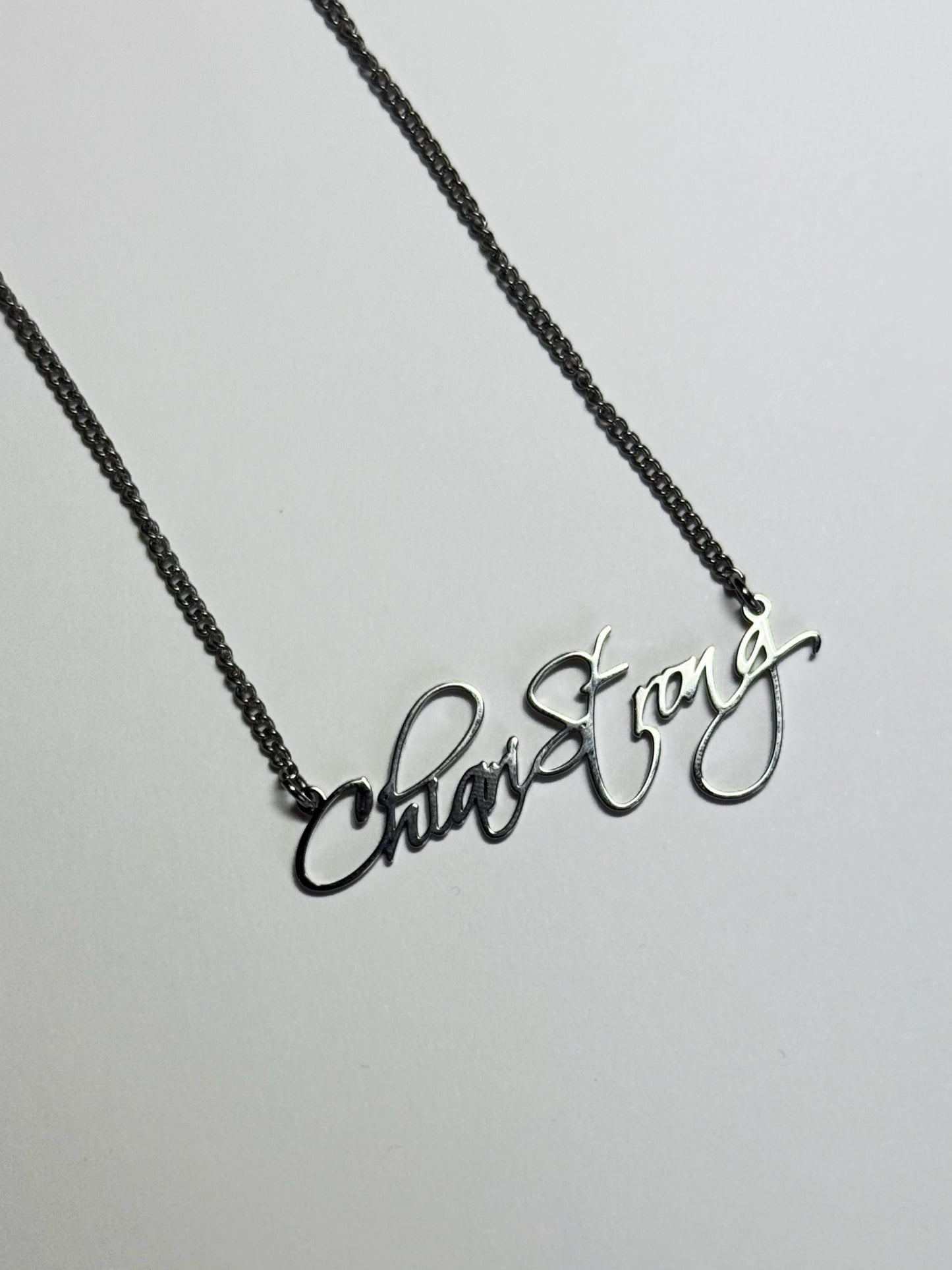 Chiari Strong Necklace Font 3