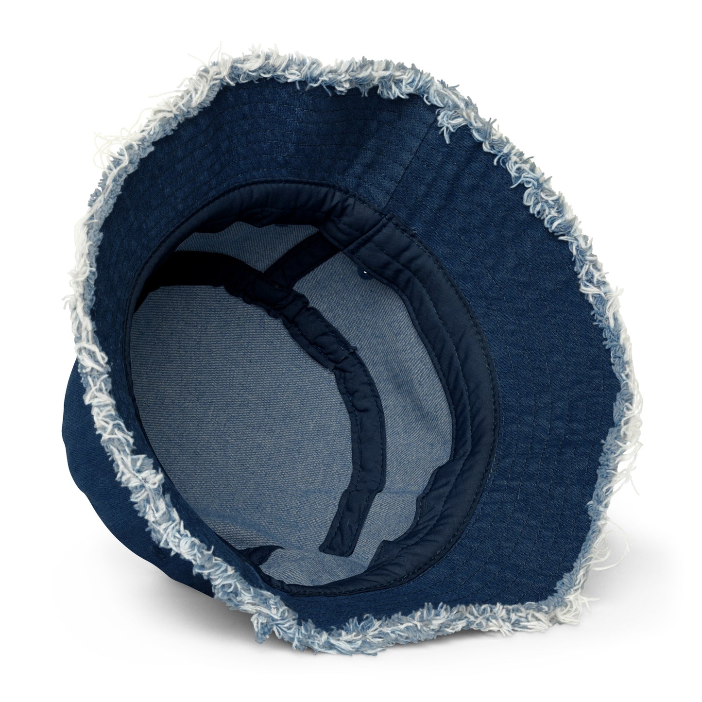 HJ Distressed denim bucket hat