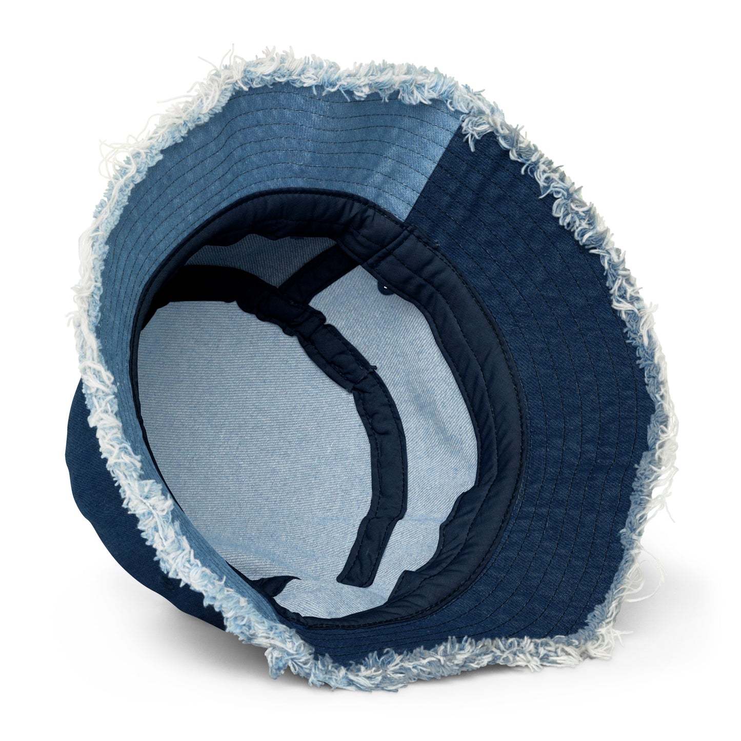 HJ Distressed denim bucket hat
