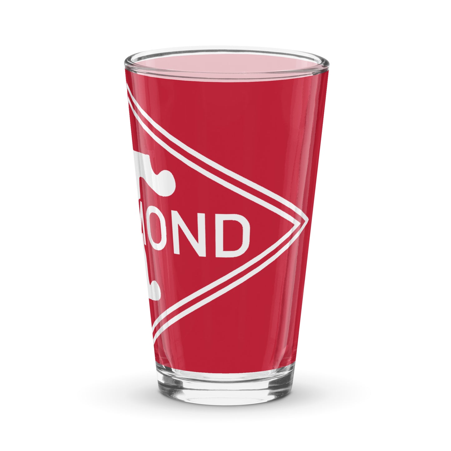 Diamond T Shaker pint glass