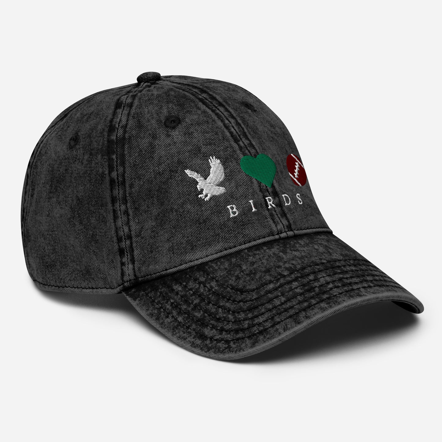 Birds Vintage Cotton Twill Cap