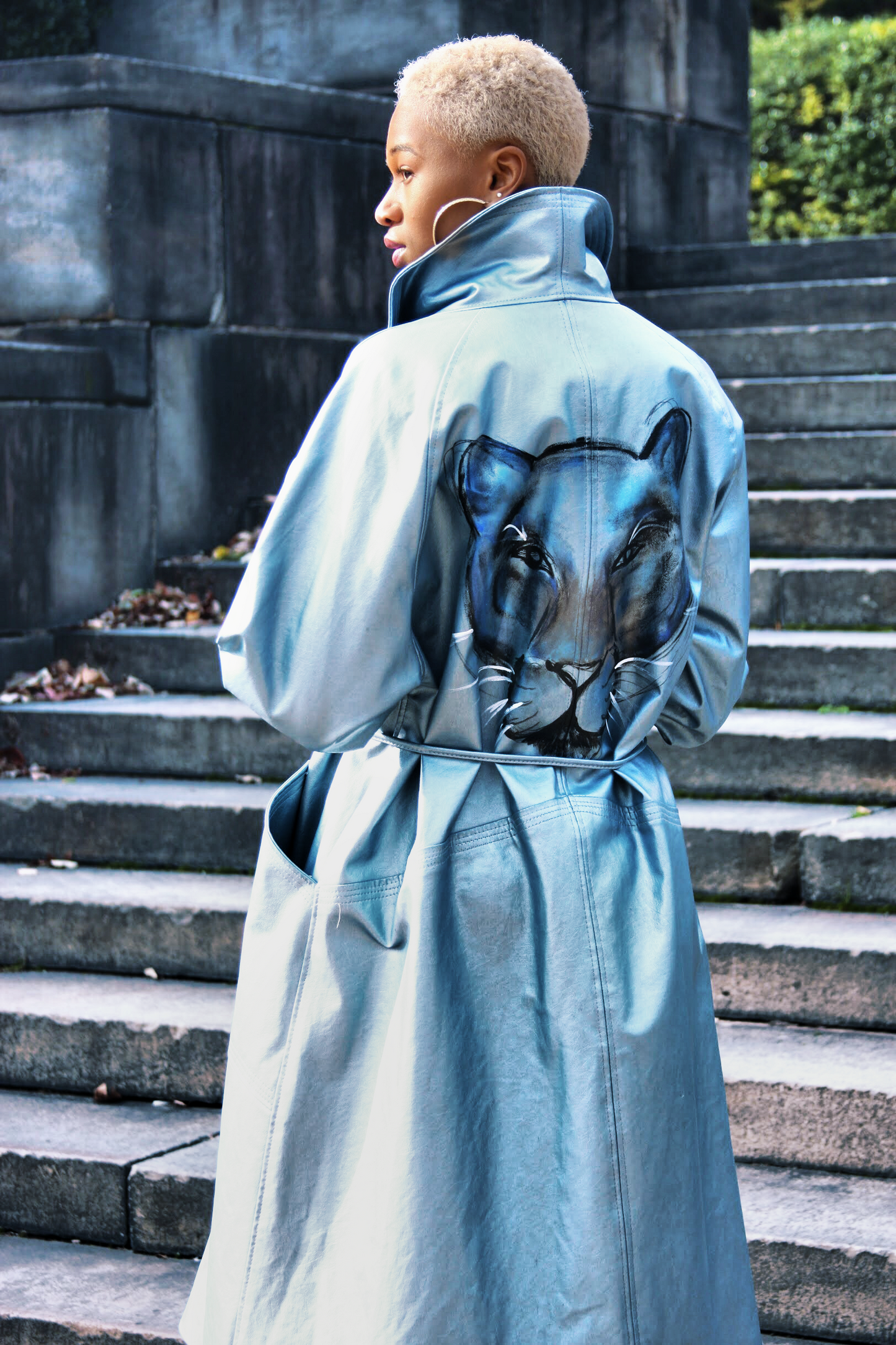 Blue panther jacket