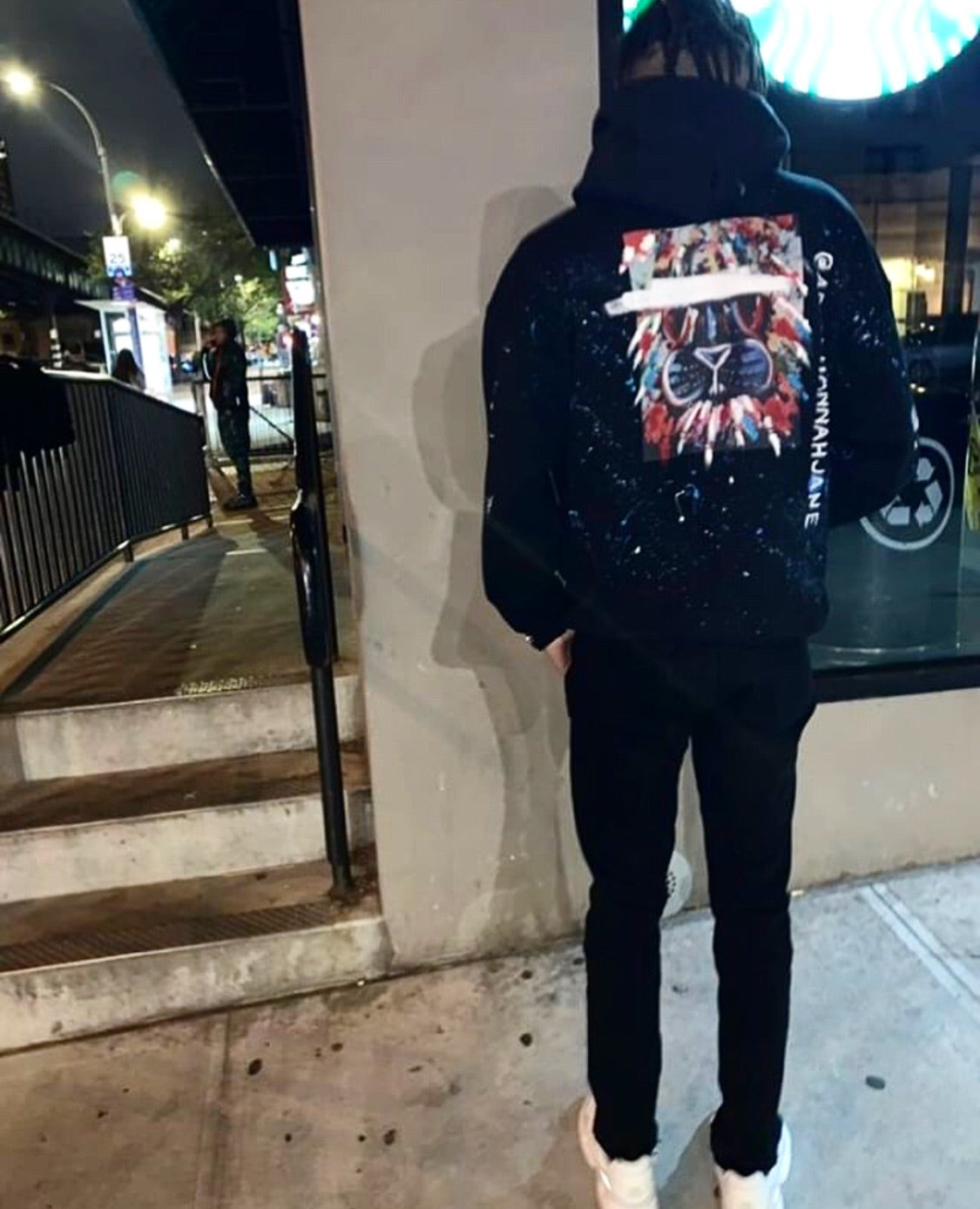Abstract Lion sweatshirt