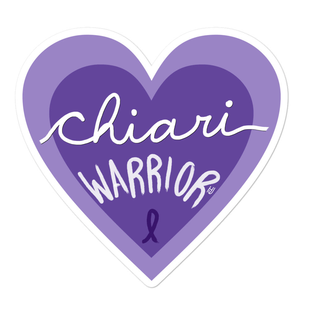 Chiari Heart Bubble-free stickers