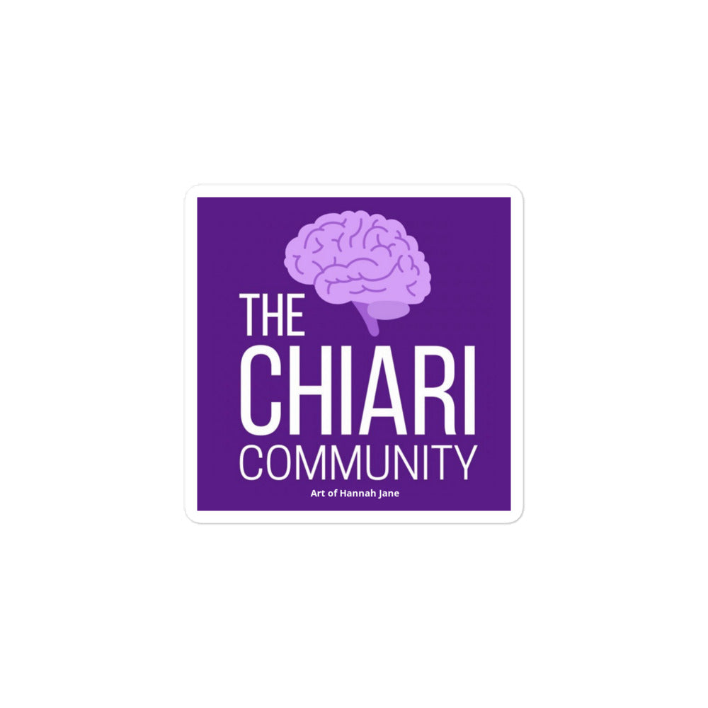 Chiari Community Bubble-free stickers