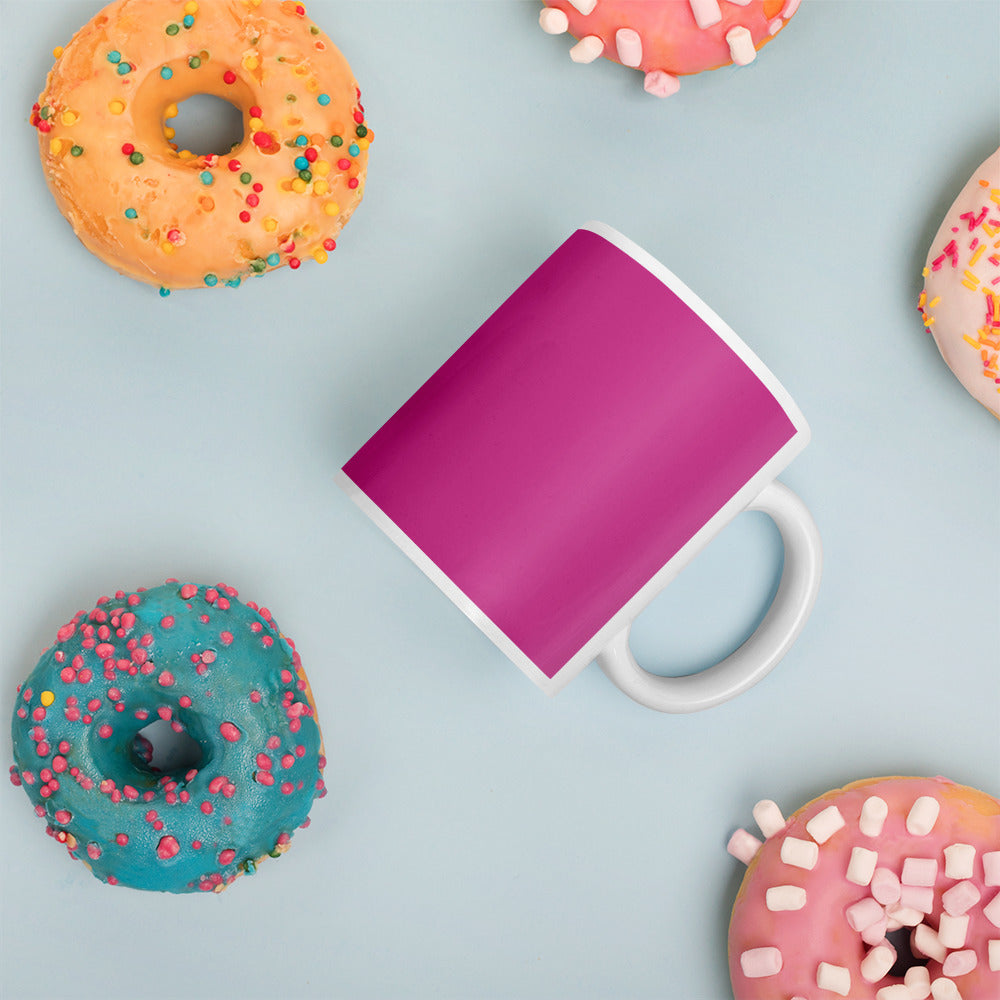 Pink Garden Lion Mug