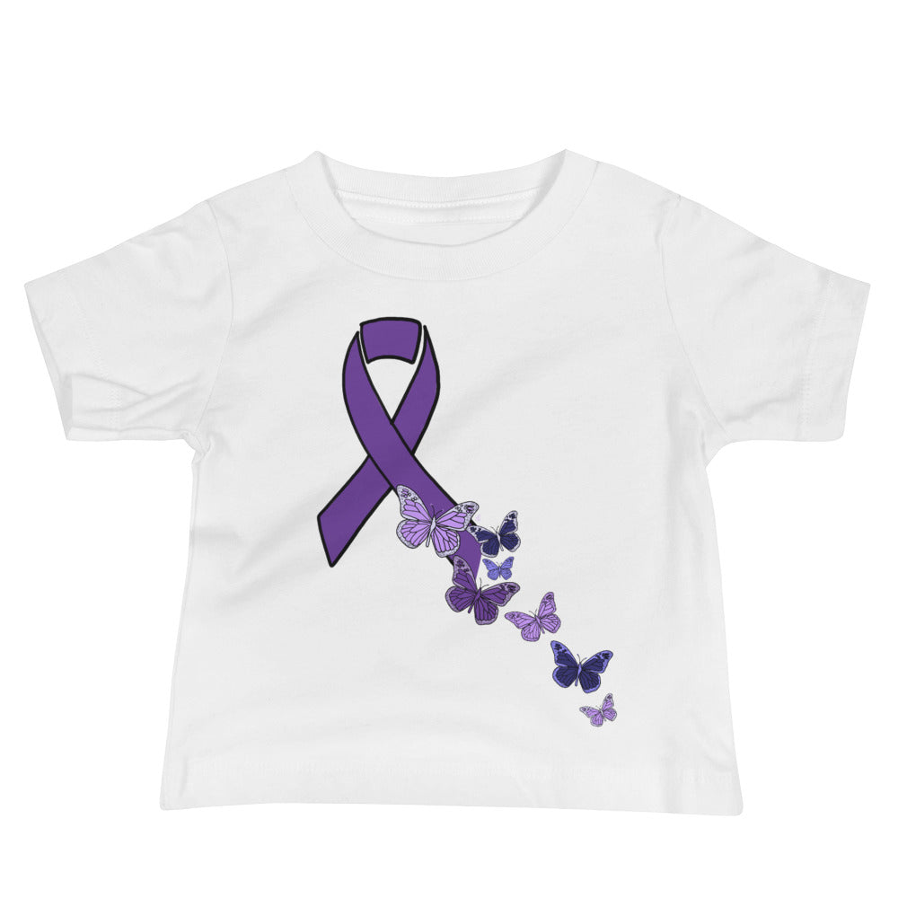 Butterfly ribbon Baby Jersey Short Sleeve Tee