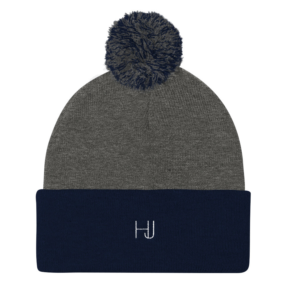 Pom Pom Knit Cap