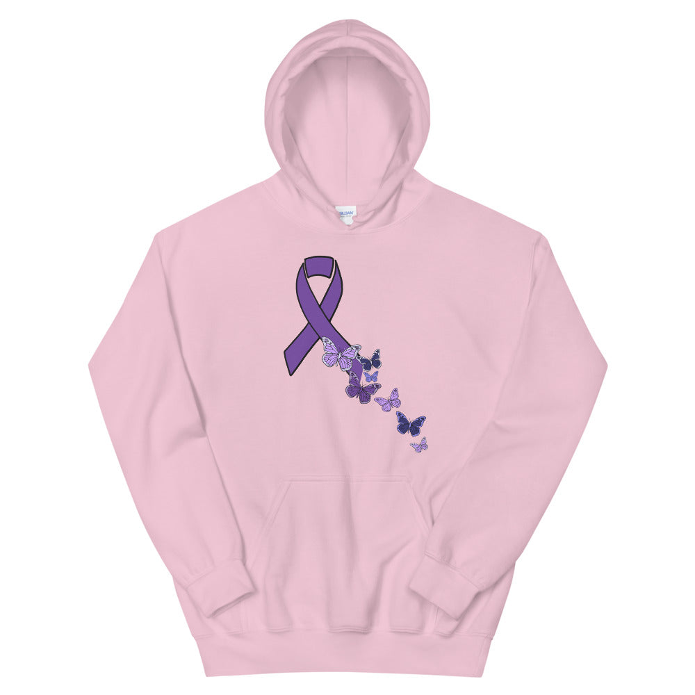 Butterfly Ribbon Unisex Hoodie