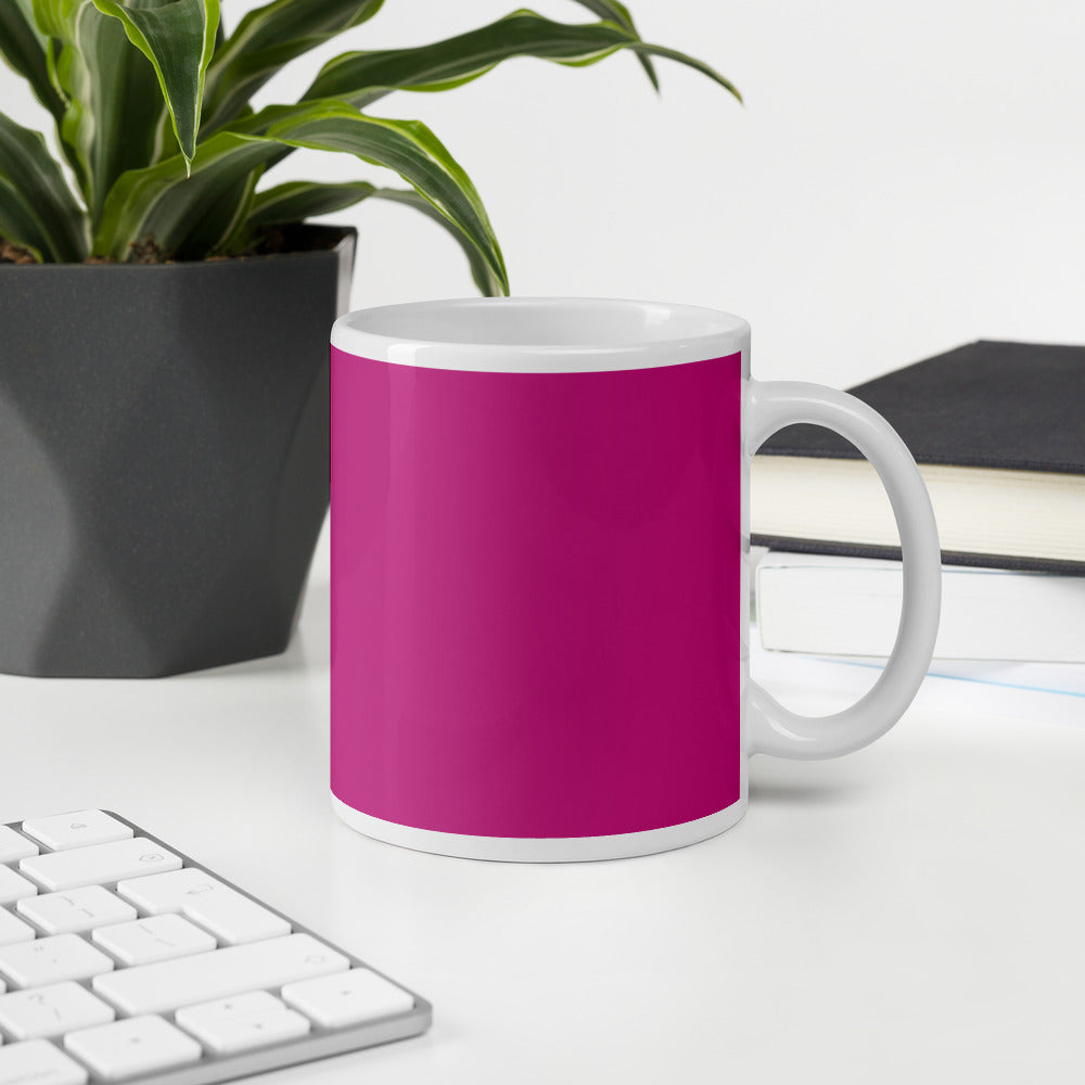 Pink Garden Lion Mug