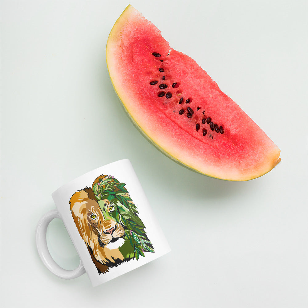 Garden Lion Mug