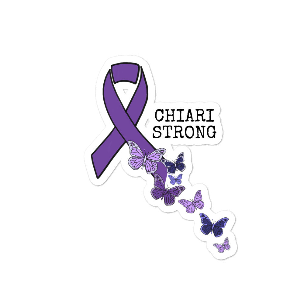 Chiari strong Bubble-free stickers