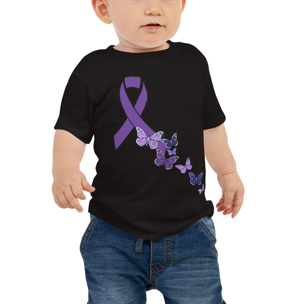 Butterfly ribbon Baby Jersey Short Sleeve Tee
