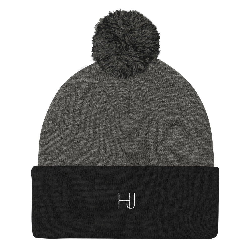Pom Pom Knit Cap