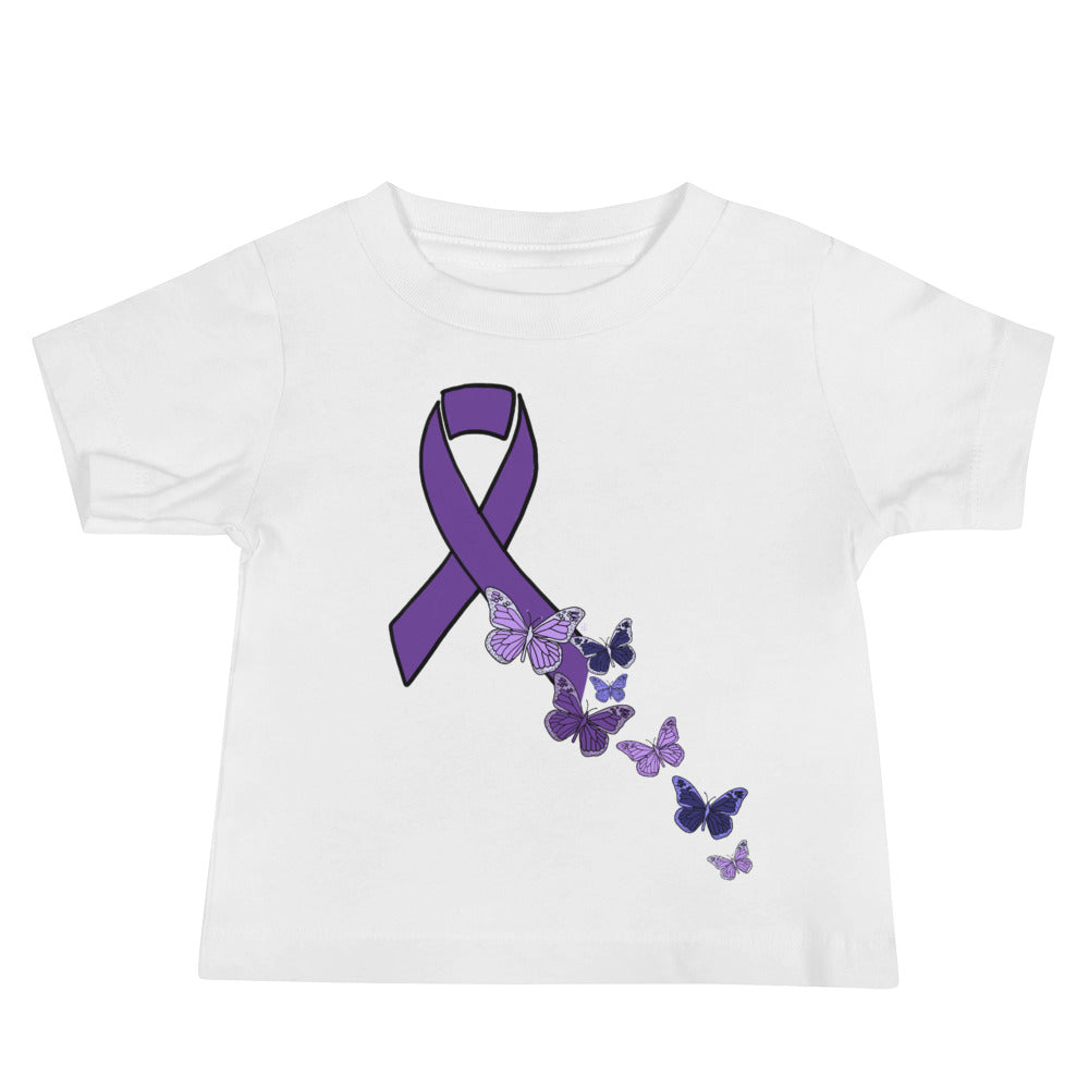 Butterfly ribbon Baby Jersey Short Sleeve Tee