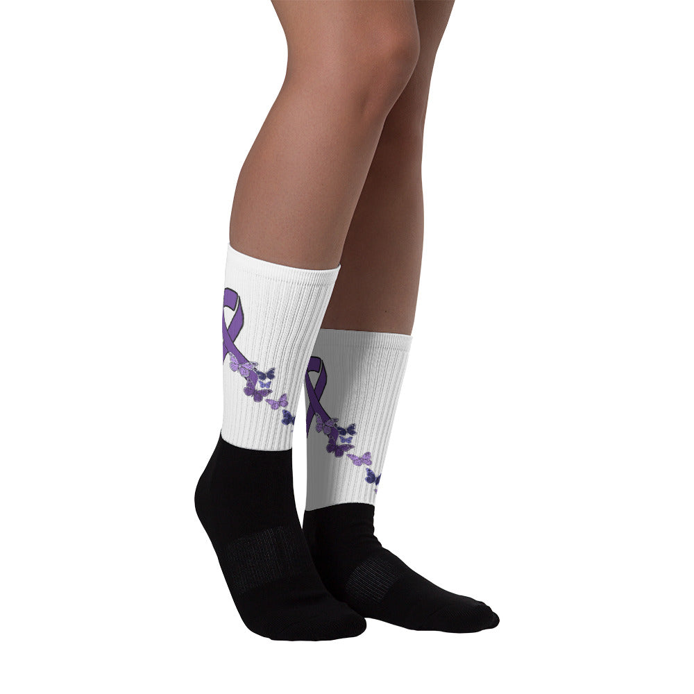 Butterfly Ribbon Socks