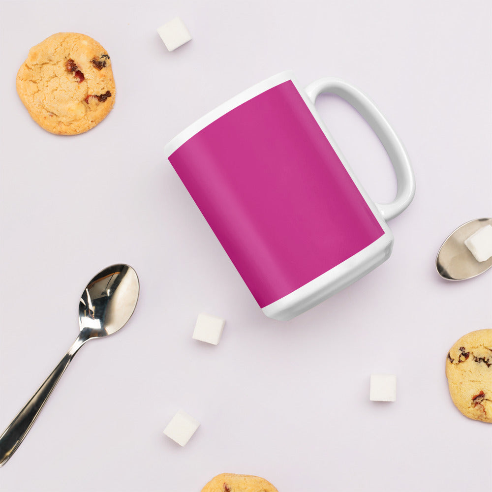 Pink Garden Lion Mug