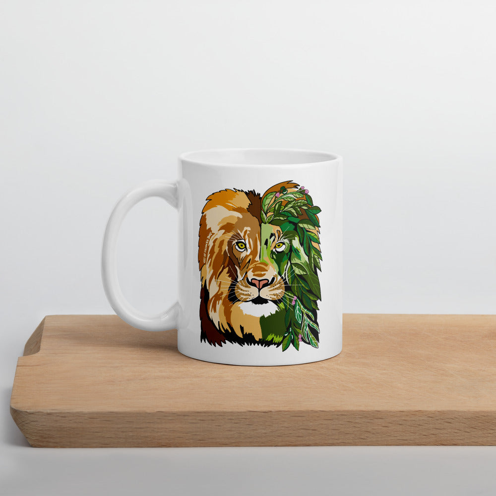 Garden Lion Mug