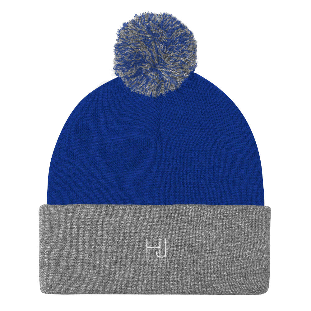 Pom Pom Knit Cap