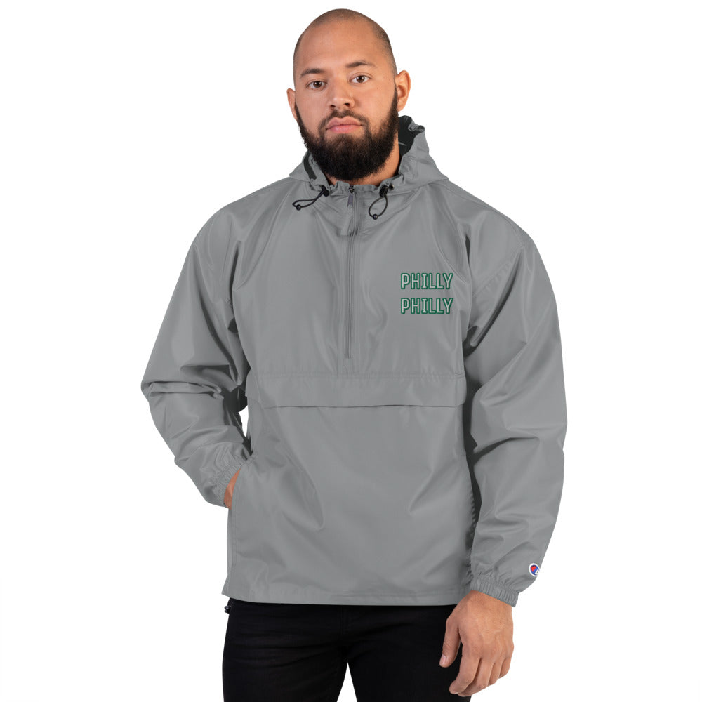 Philly Philly Embroidered Champion Packable Jacket