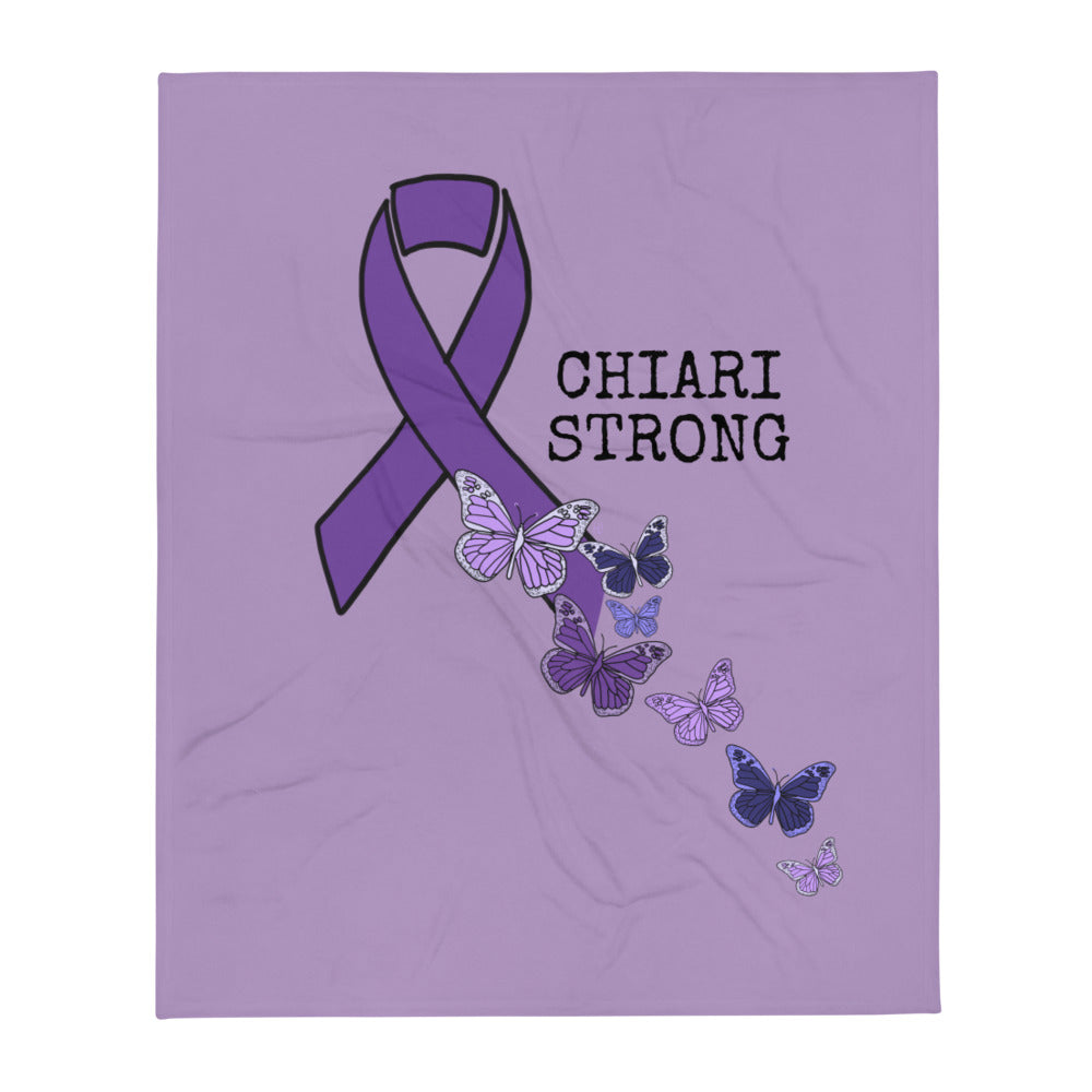 Chiari strong Throw Blanket