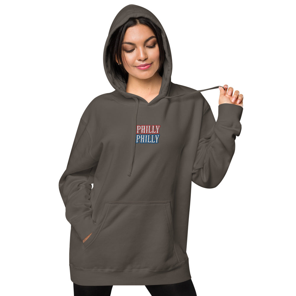 Philly Philly Unisex pigment dyed hoodie