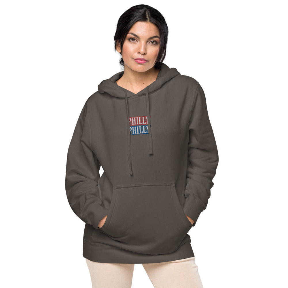 Philly Philly Unisex pigment dyed hoodie