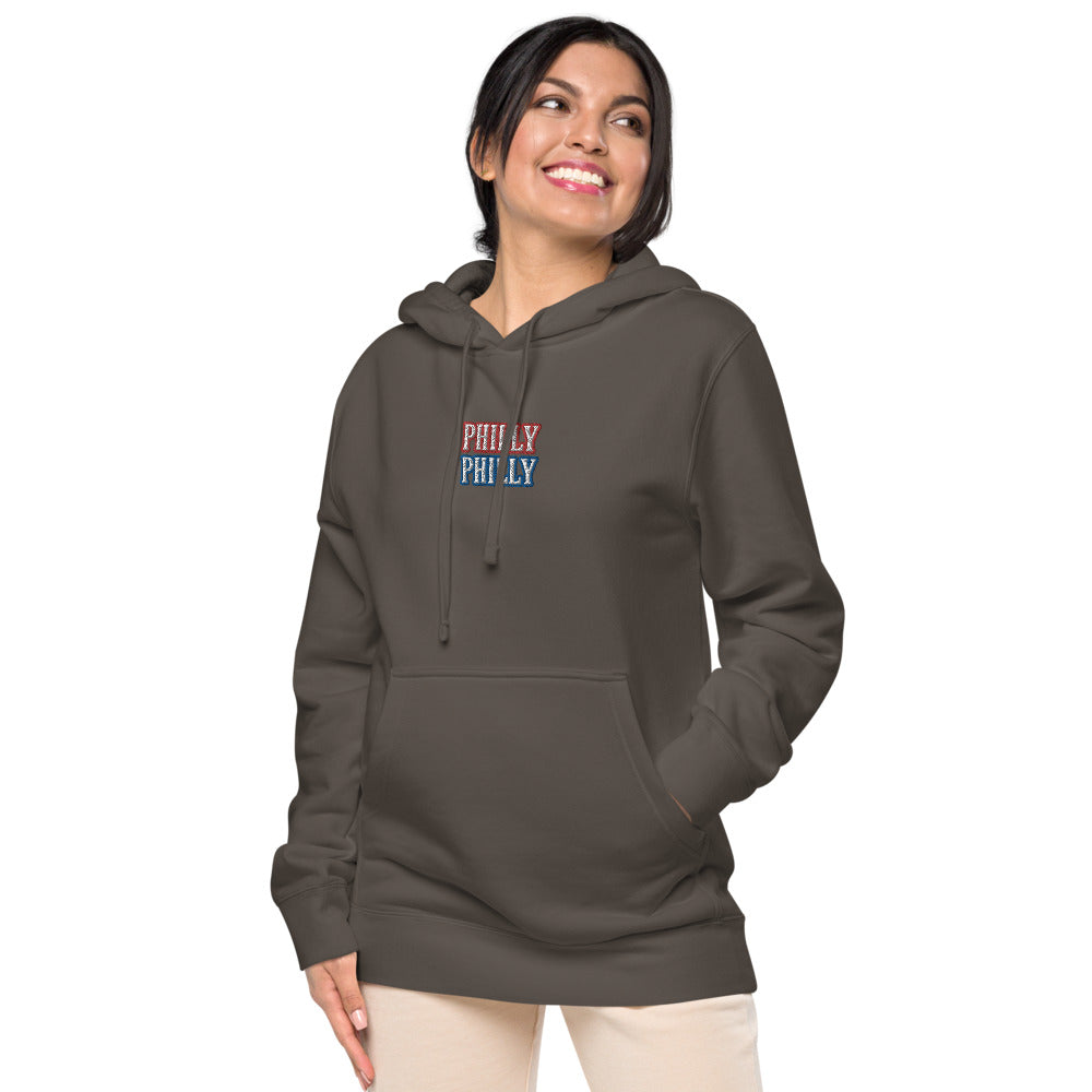Philly Philly Unisex pigment dyed hoodie
