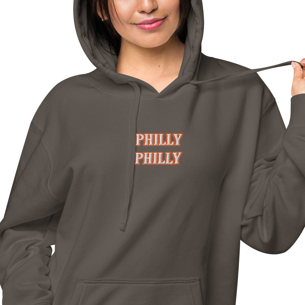 Philly Philly Unisex pigment dyed hoodie