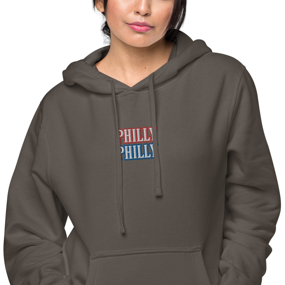 Philly Philly Unisex pigment dyed hoodie
