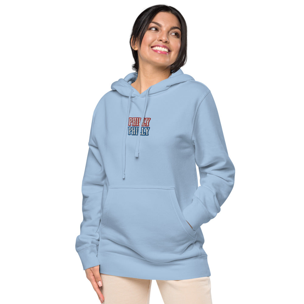 Philly Philly Unisex pigment dyed hoodie