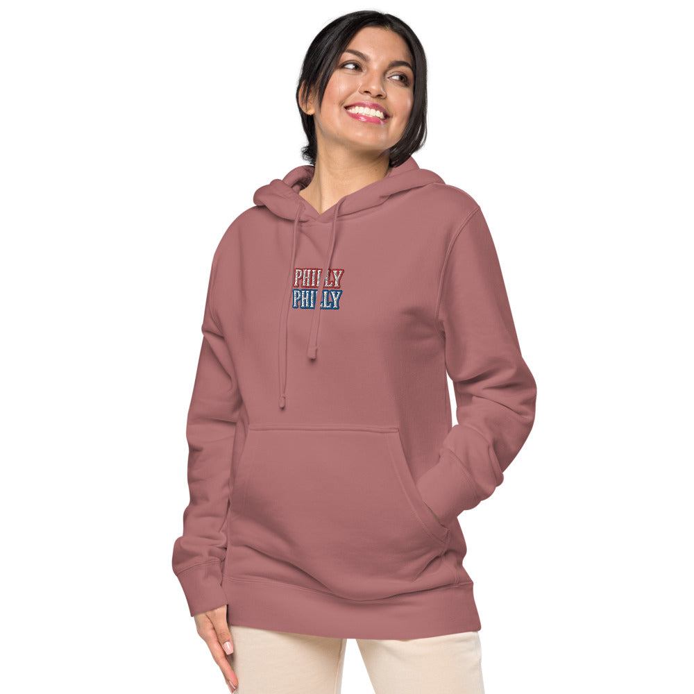 Philly Philly Unisex pigment dyed hoodie