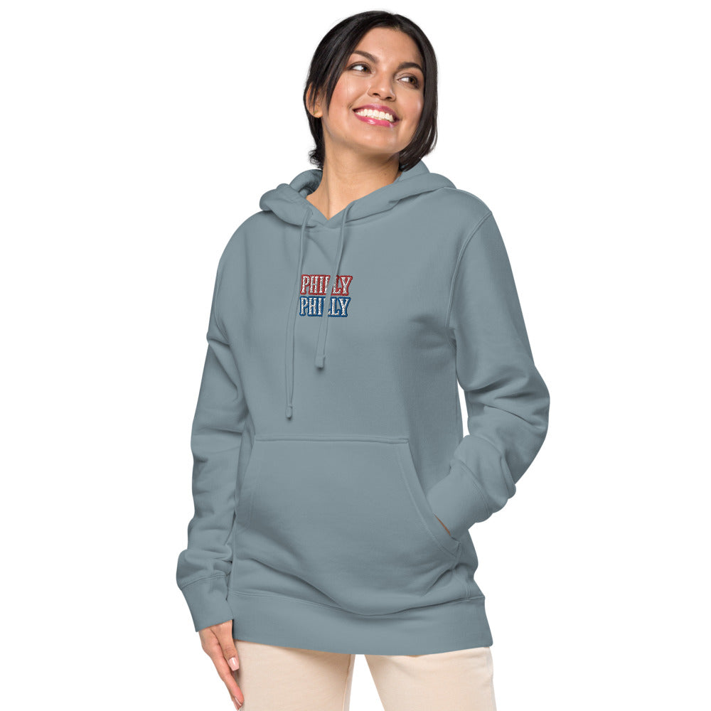 Philly Philly Unisex pigment dyed hoodie