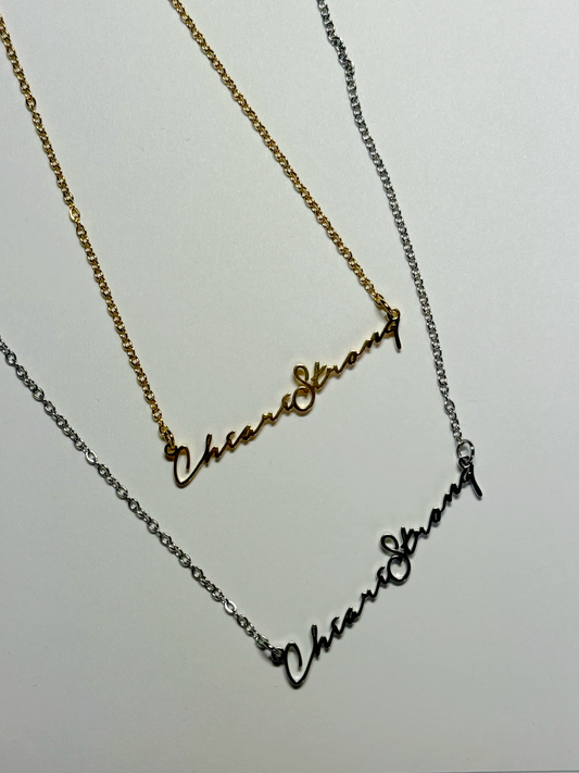 Chairi Strong Necklace Font 1