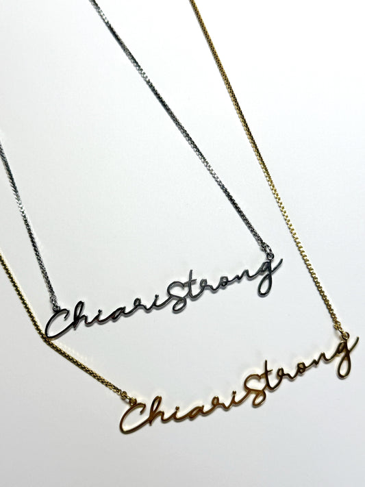 Chairi Strong Necklace Font 2