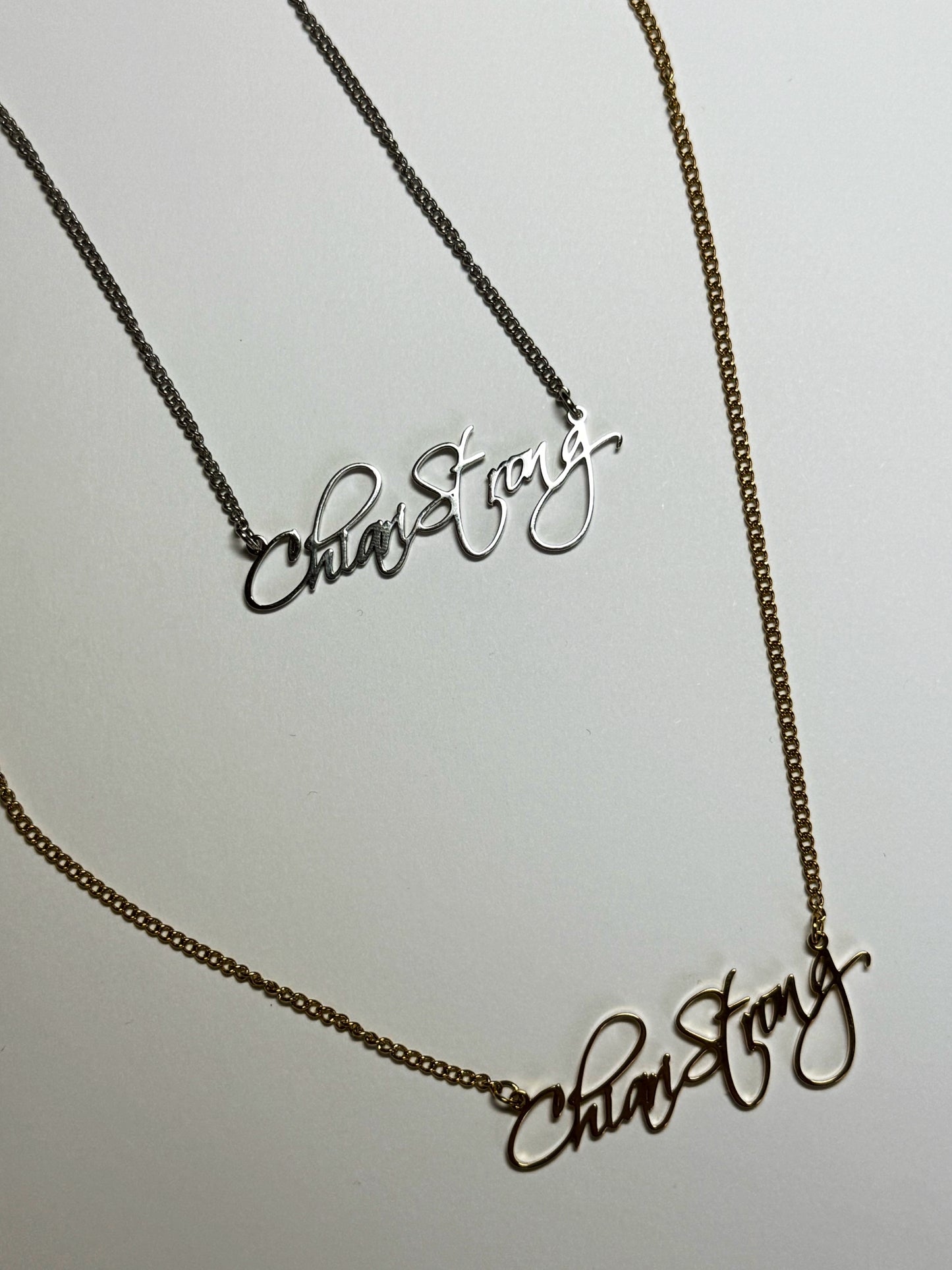 Chiari Strong Necklace Font 3