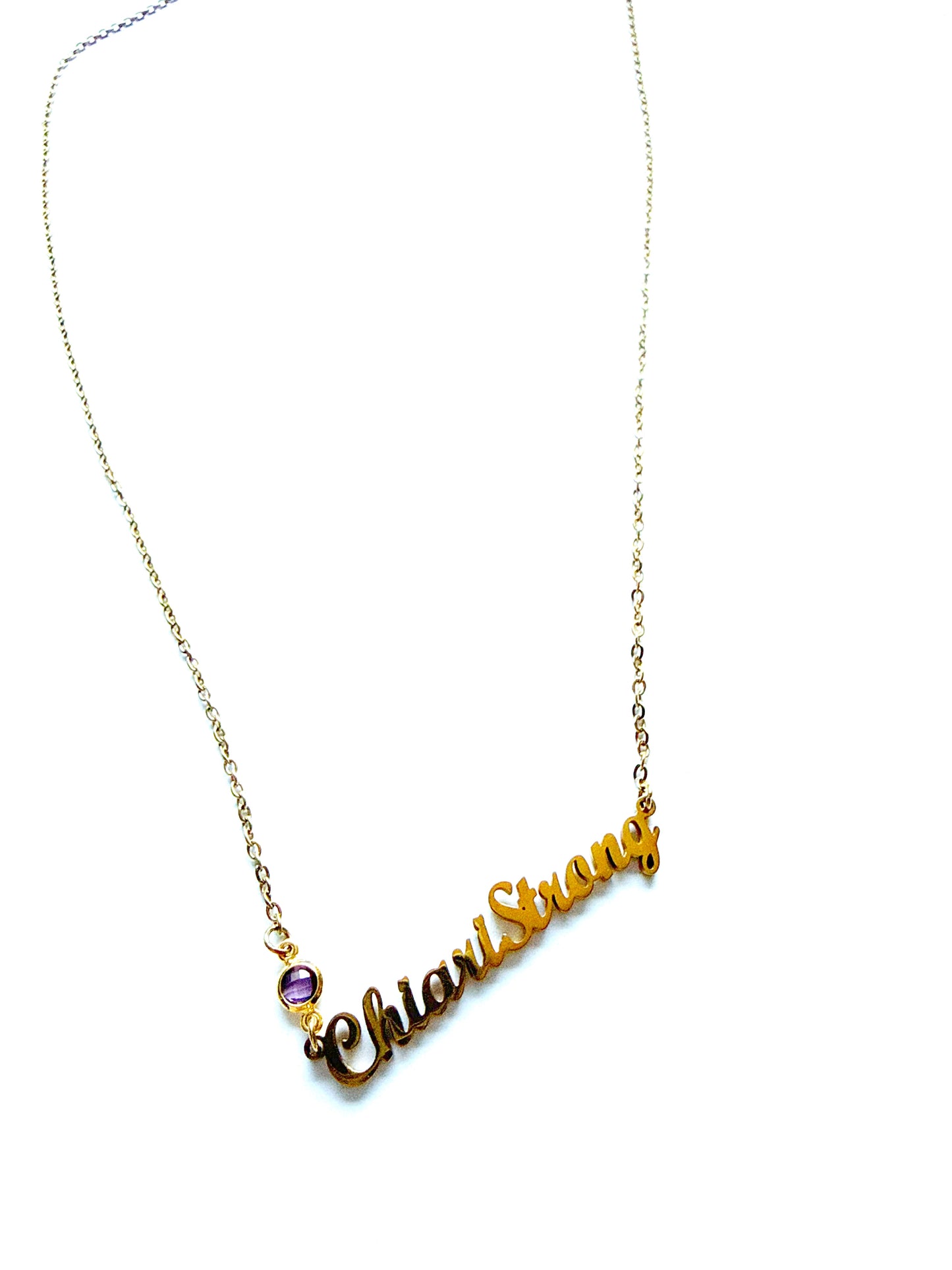 Chiari Strong light purple necklace