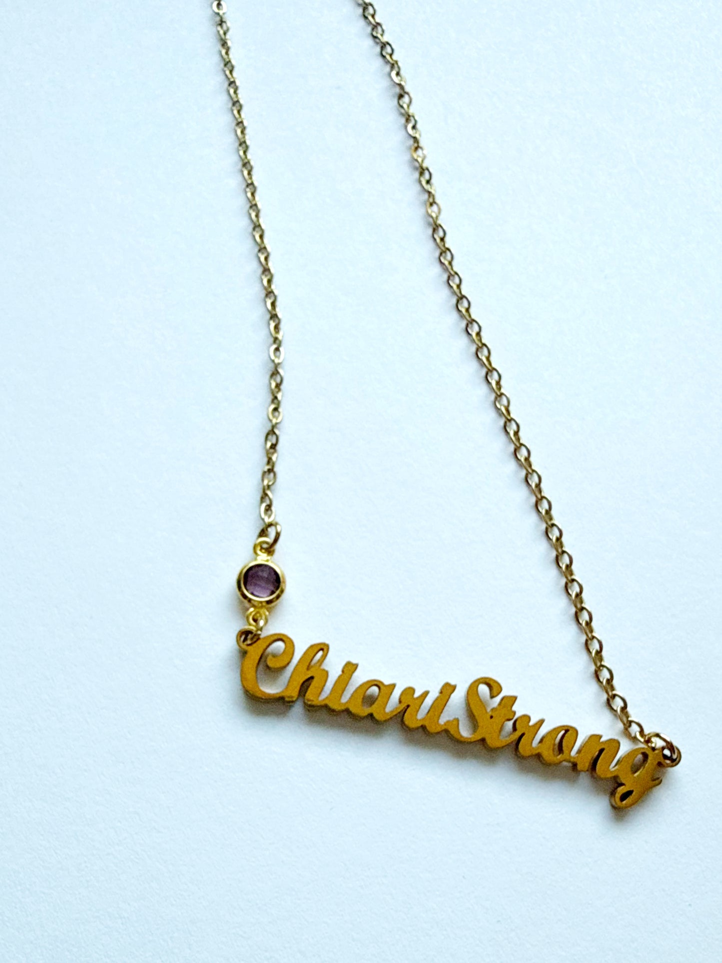 Chiari Strong light purple necklace