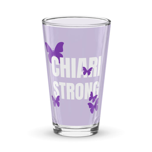 Chiari Strong Shaker pint glass