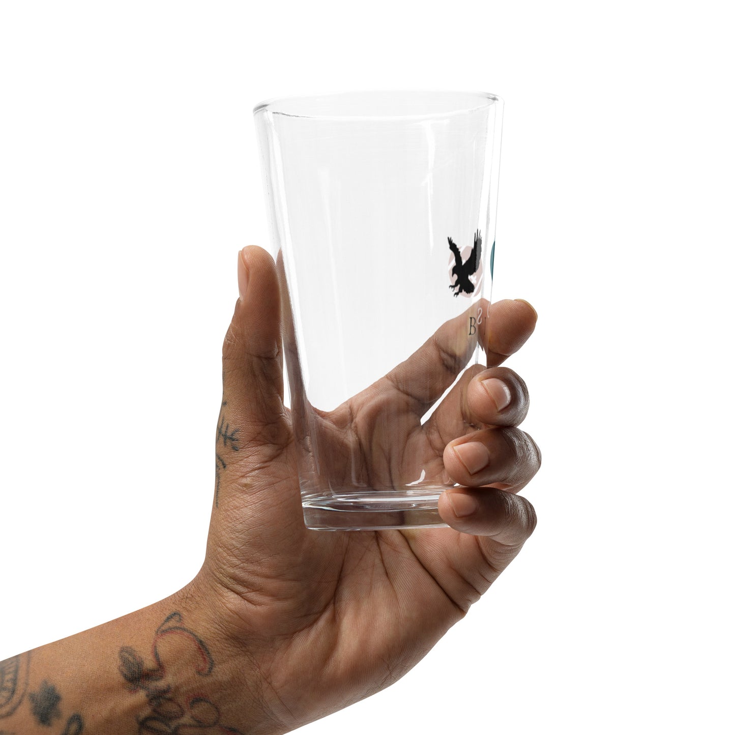 Birds Shaker pint glass