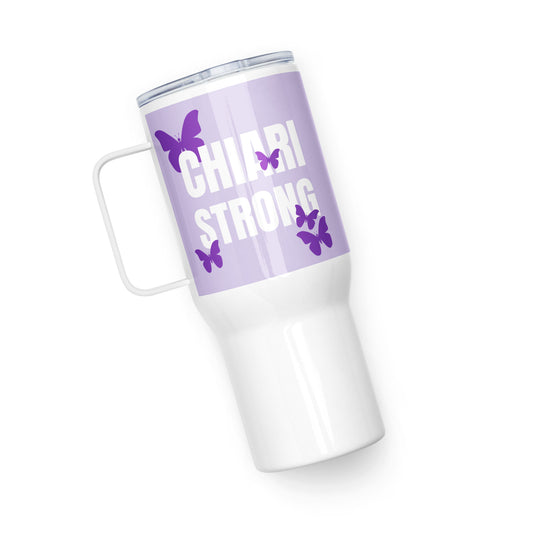 Chiari Strong Travel mug with a handle