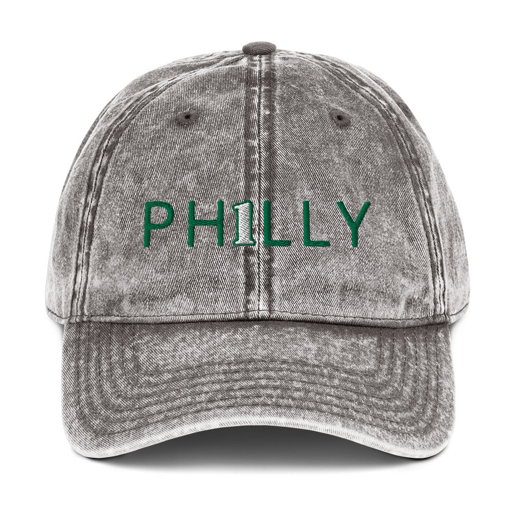 #1 Philly Vintage Cotton Twill Cap