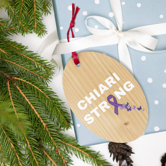 Chiari Strong Wooden ornaments
