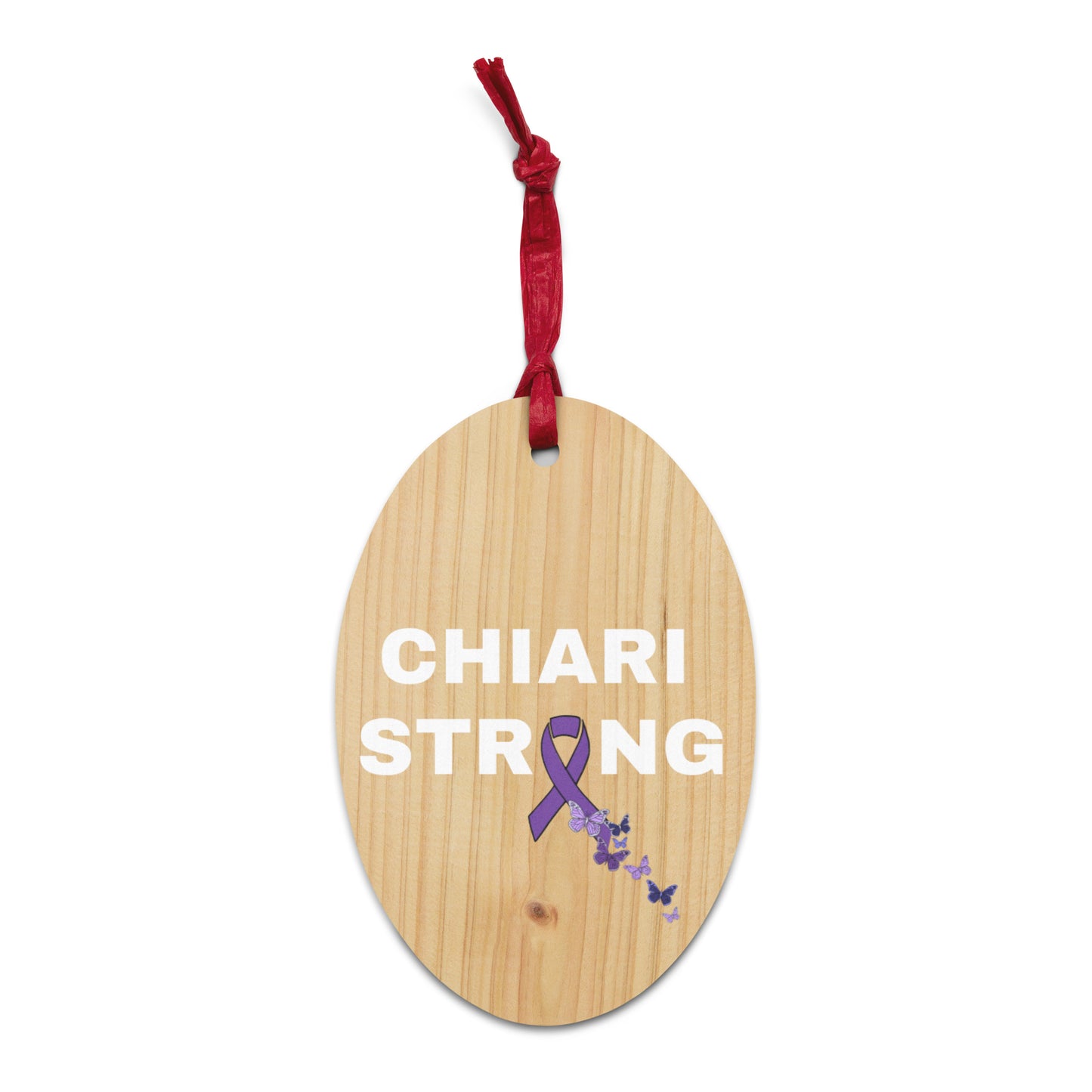 Chiari Strong Wooden ornaments