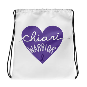 Chiari heart Drawstring bag