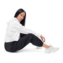 Load image into Gallery viewer, Philly Skyline Women’s cropped windbreaker
