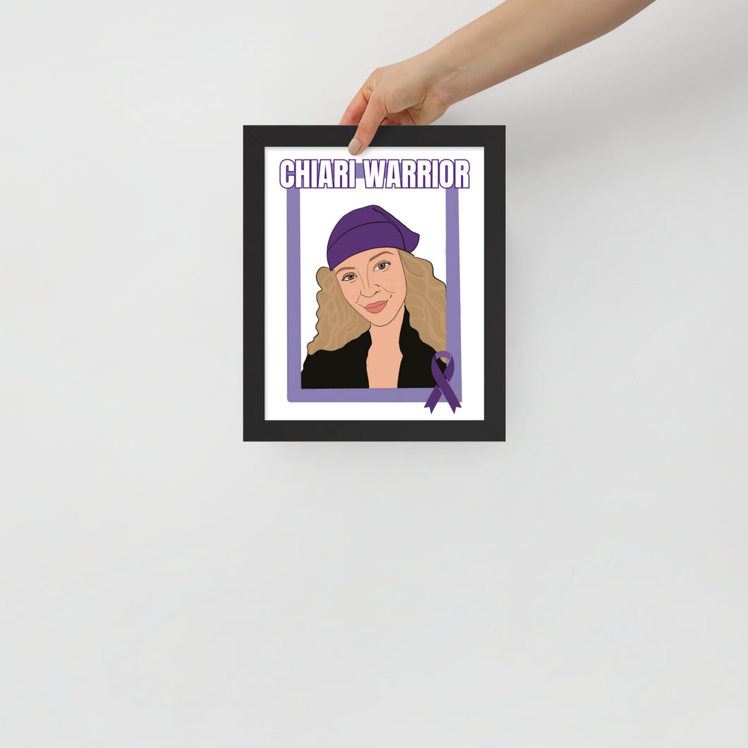 Framed poster